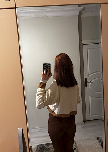 Bej Örgü Kadın Kazak - Görsel 3