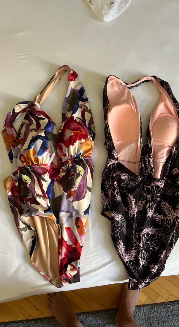 Renkli Desenli Mini Bohem Tarzı Mayo - Görsel 4