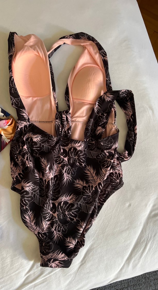 Renkli Desenli Mini Bohem Tarzı Mayo - Görsel 2