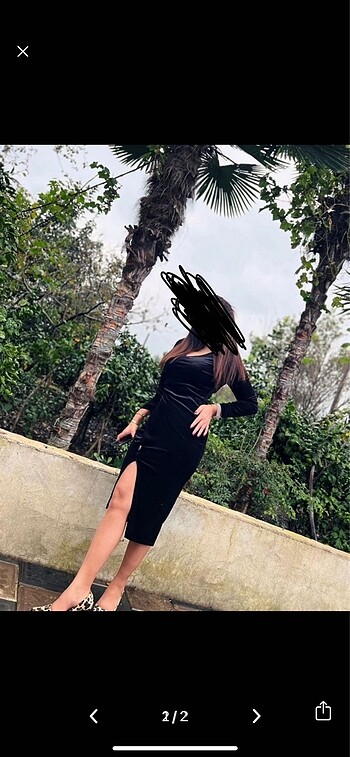 Kadife elbise