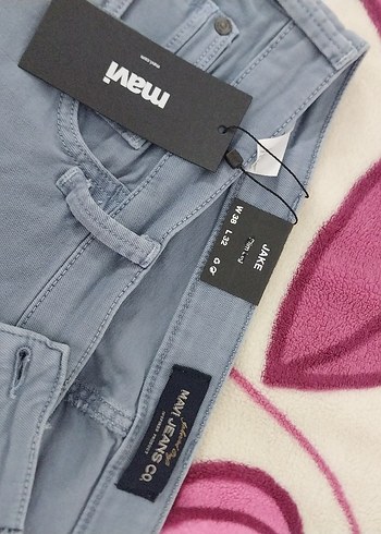 38 Beden Mavi Erkek Pantolon