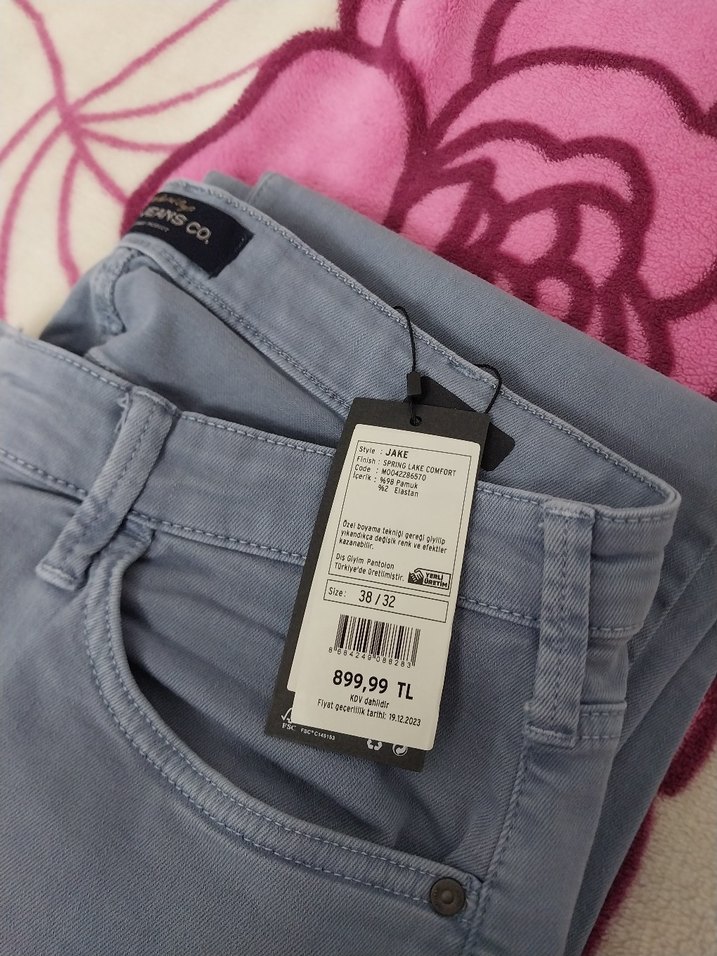 Mavi Erkek Pantolon - Görsel 2