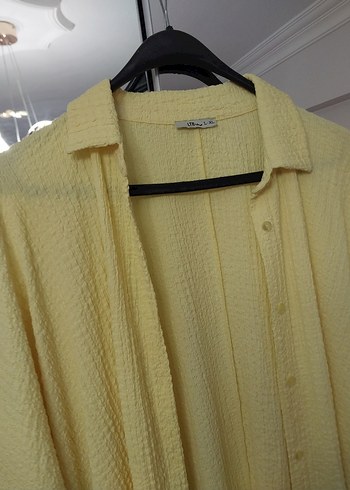 Sarı Düğmeli Uzun Kollu LTB marka gömlek - Görsel 3