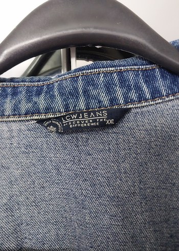 Düğmeli Mavi Kadın Denim Ceket - Görsel 3