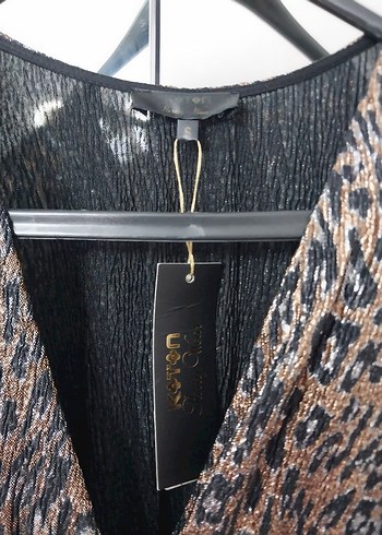 Koton leopar desenli elbise - Görsel 3