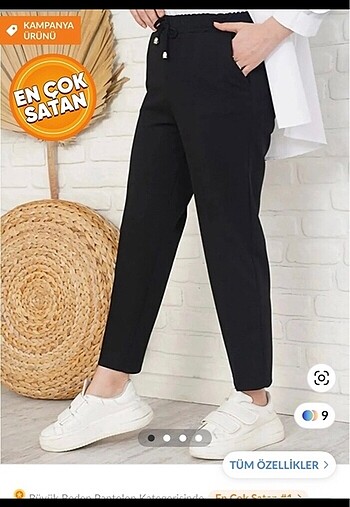Siyah kadın pantolon