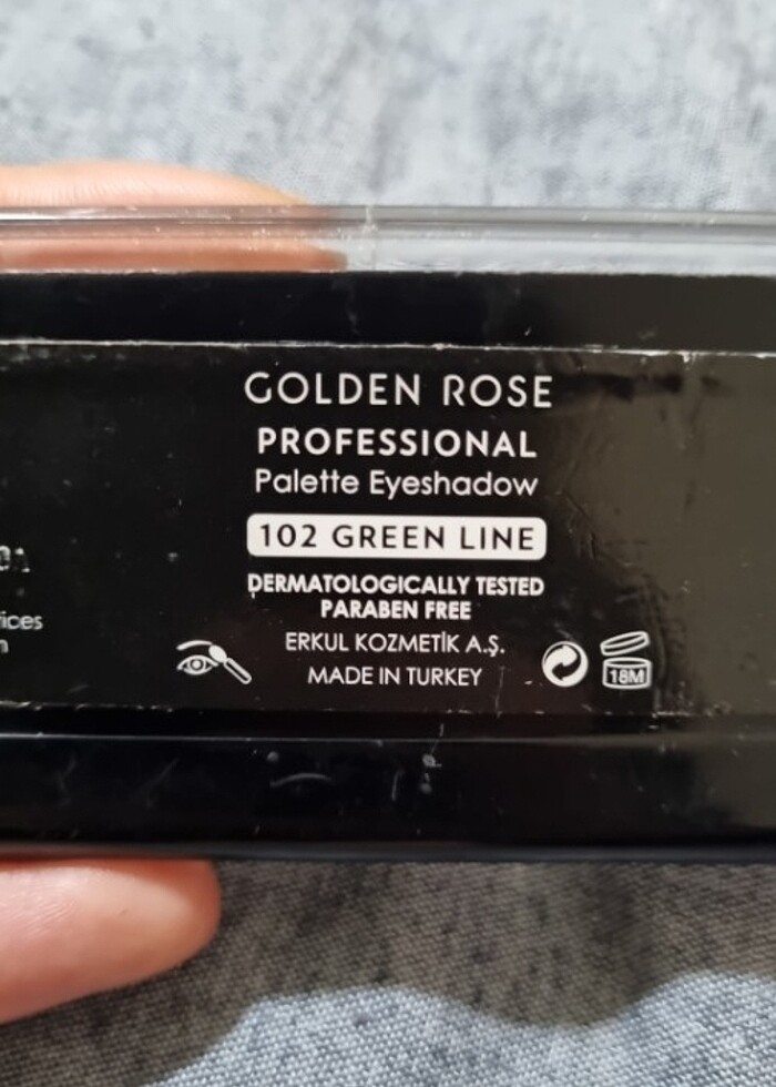 Golden rose yeşil far paleti - Görsel 2