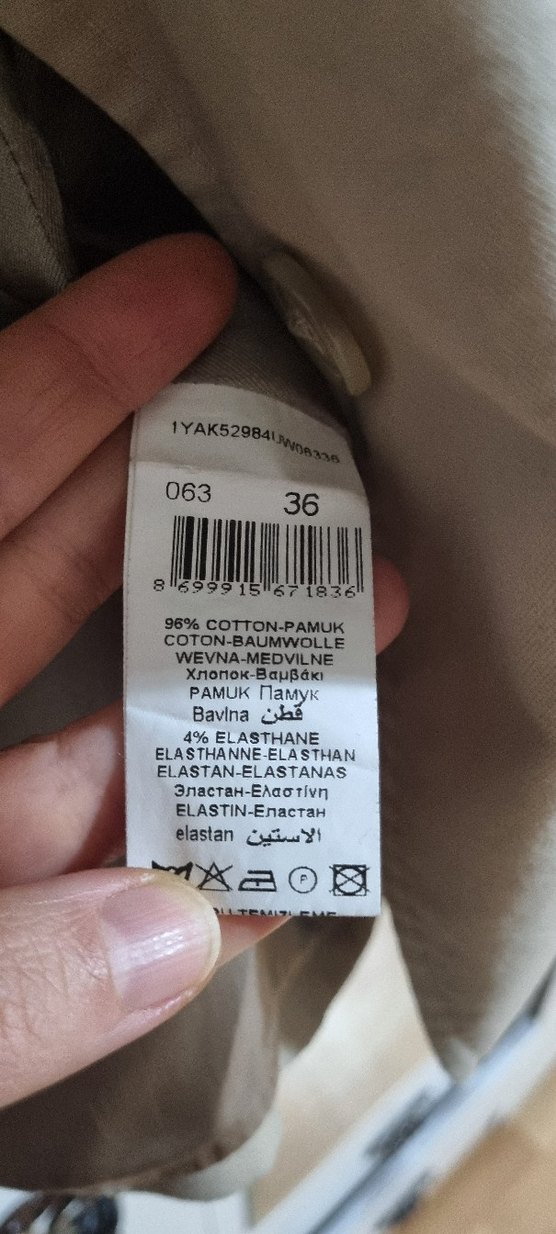 Bej Düğmeli Kadın Blazer Ceket - Görsel 5