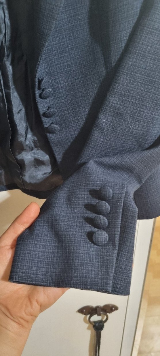 Lacivert Kadın Blazer Ceket - Görsel 5