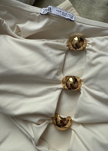 Zara  Straplez Kadın Mayo - Görsel 6