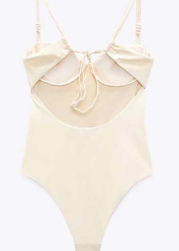 Zara örgü detaylı mayo - Görsel 3