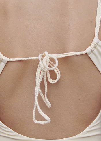 Zara örgü detaylı mayo - Görsel 5