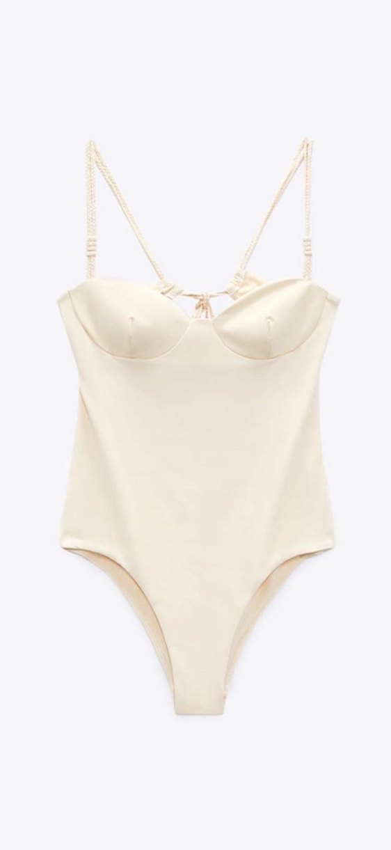 Zara örgü detaylı mayo - Görsel 4