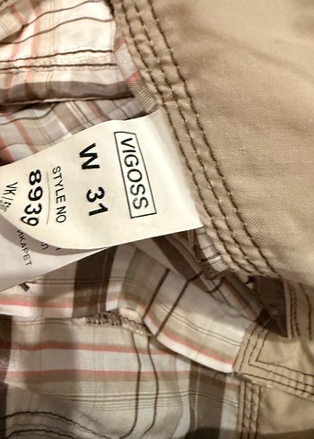 Kadın Ekoseli Kısa Bermuda Şort - Görsel 4