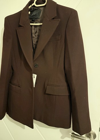 Zara blazer bele oturan - Görsel 7