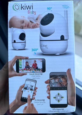 Kiwi Baby 99 Beyaz IP Bebek Kamerası - Görsel 3