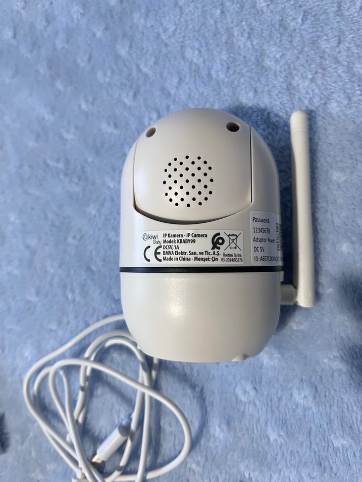 Kiwi Baby 99 Beyaz IP Bebek Kamerası - Görsel 5