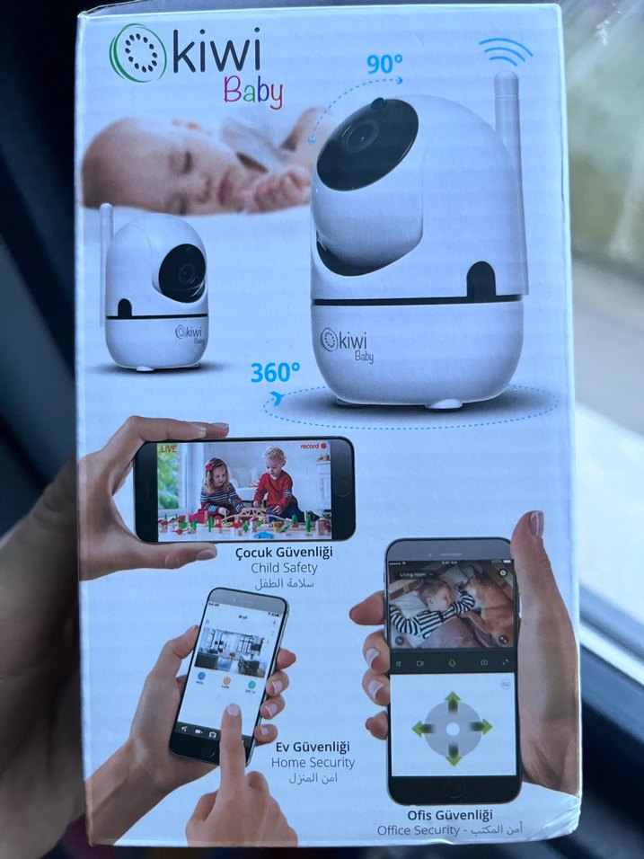 Kiwi Baby 99 Beyaz IP Bebek Kamerası - Görsel 3