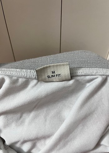 Erkek Beyaz Polo Yaka Kısa Kollu Tişört - Görsel 3