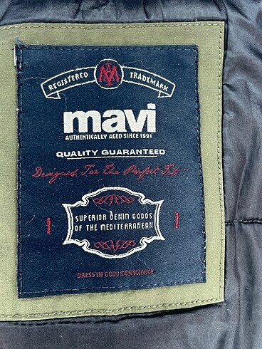 s Beden haki Renk Mavi Jeans Mont %70 İndirimli.
