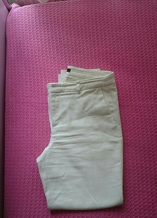 40 Beden LCW Beyaz Pantolon 