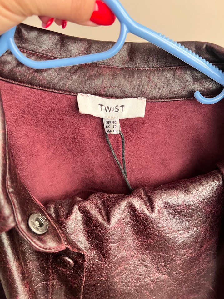 Twist Deri Ceket Deri Pantolon - Görsel 4