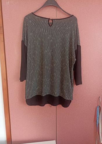 Gri Triko bluz - Görsel 3