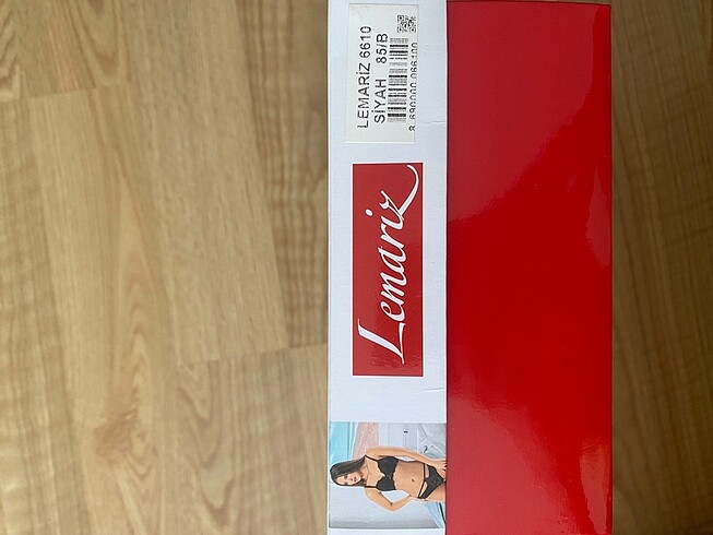 l Beden siyah Renk Lemariz siyah iç çamaşırı takımı