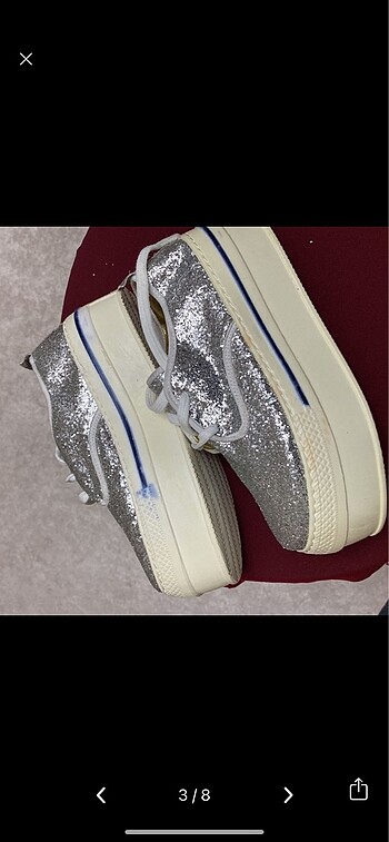 38 Beden PEMBE POTİN SNEAKER &84