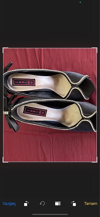 İSSİMO SATEN TAŞLİ PLATFORM TOPUKLU ABİYE&21 - Görsel 7