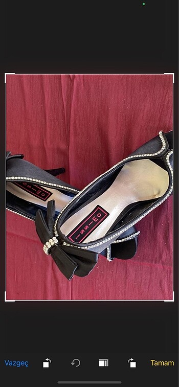 İSSİMO SATEN TAŞLİ PLATFORM TOPUKLU ABİYE&21 - Görsel 8