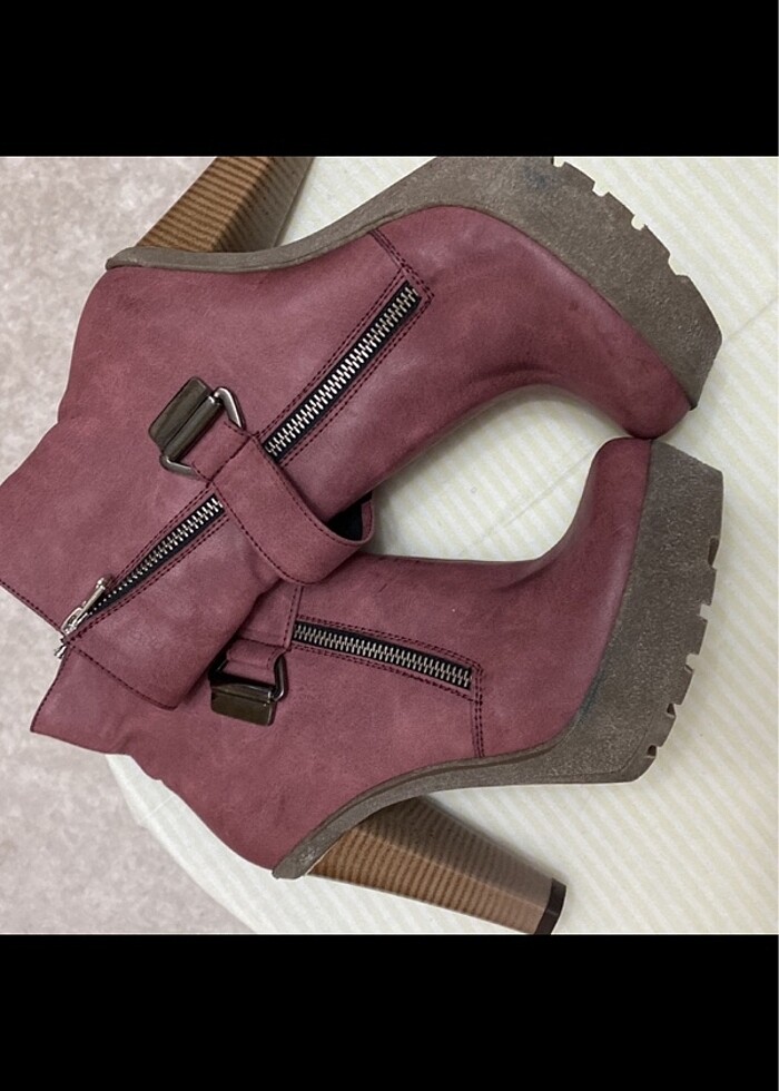 GÜL KURUSU PEMBE BOT &89 - Görsel 5