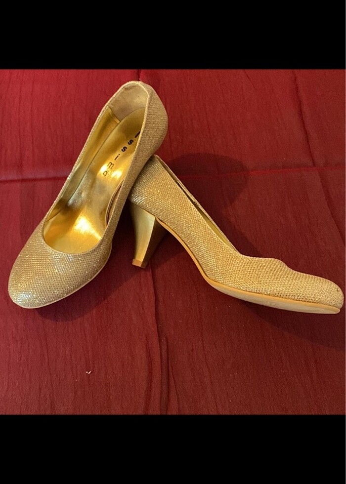 İSSİMO ABİYE GOLD AYAKKABİ&8 - Görsel 3