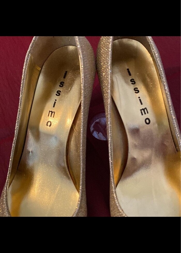İSSİMO ABİYE GOLD AYAKKABİ&8 - Görsel 5