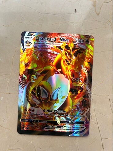 Charizard Vmax pokemon kartı
