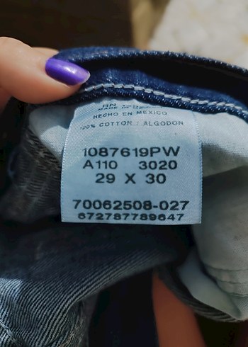 30 Beden mavi Renk Mavi Regular Fit Denim Erkek Kot Pantolon