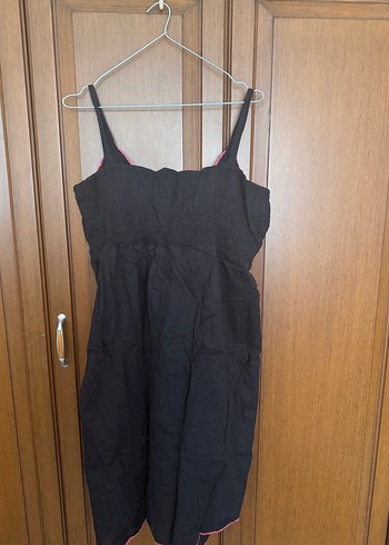 Askılı çiçek desenli yazlık elbise - Görsel 3