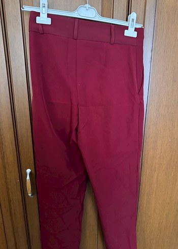 Kemerli Kadın Kumaş Pantolon - Görsel 3
