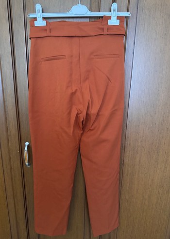 Kemerli Kadın Kumaş Pantolon - Görsel 9