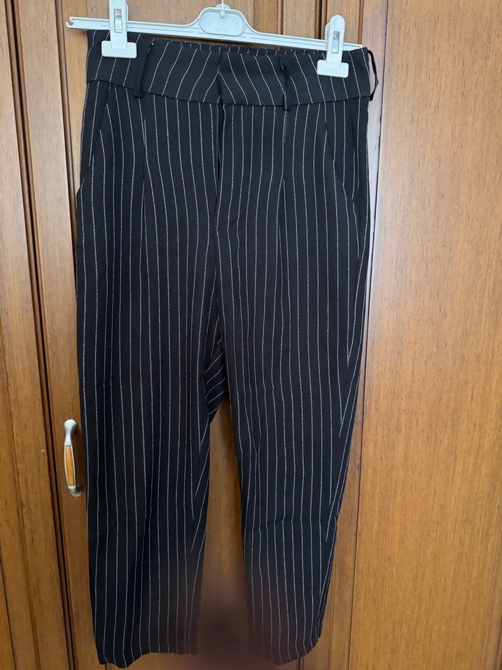 Kemerli Kadın Kumaş Pantolon - Görsel 5