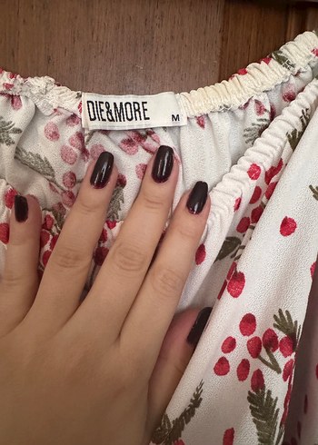 Desenli kruvaze yaka ve kayık yaka Kadın Bluzler - Görsel 8