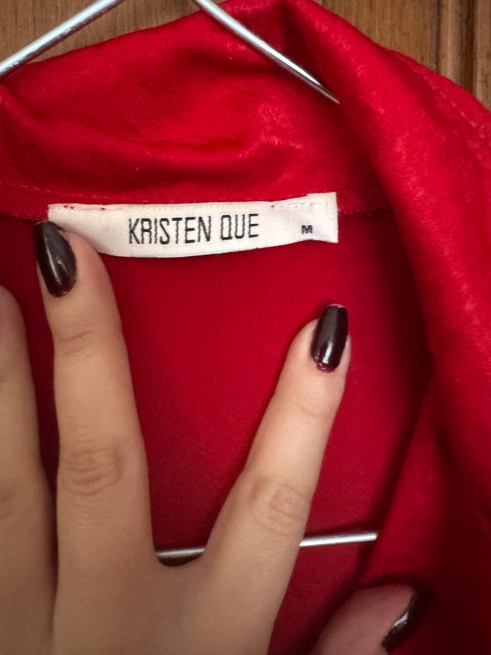 Desenli kruvaze yaka ve kayık yaka Kadın Bluzler - Görsel 2