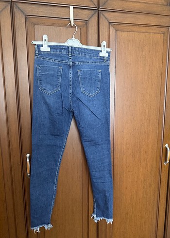 Mavi Rahat Kesim Kadın Kot Pantolon - Görsel 7