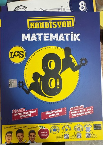 8. Sınıf Matematik Newton Kondisyon Haftalık Kazanım Denemeleri - Görsel 3
