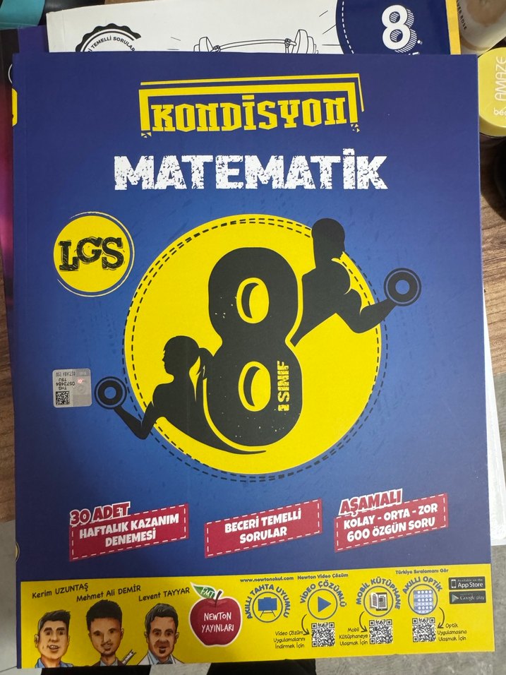 8. Sınıf Matematik Newton Kondisyon Haftalık Kazanım Denemeleri - Görsel 3