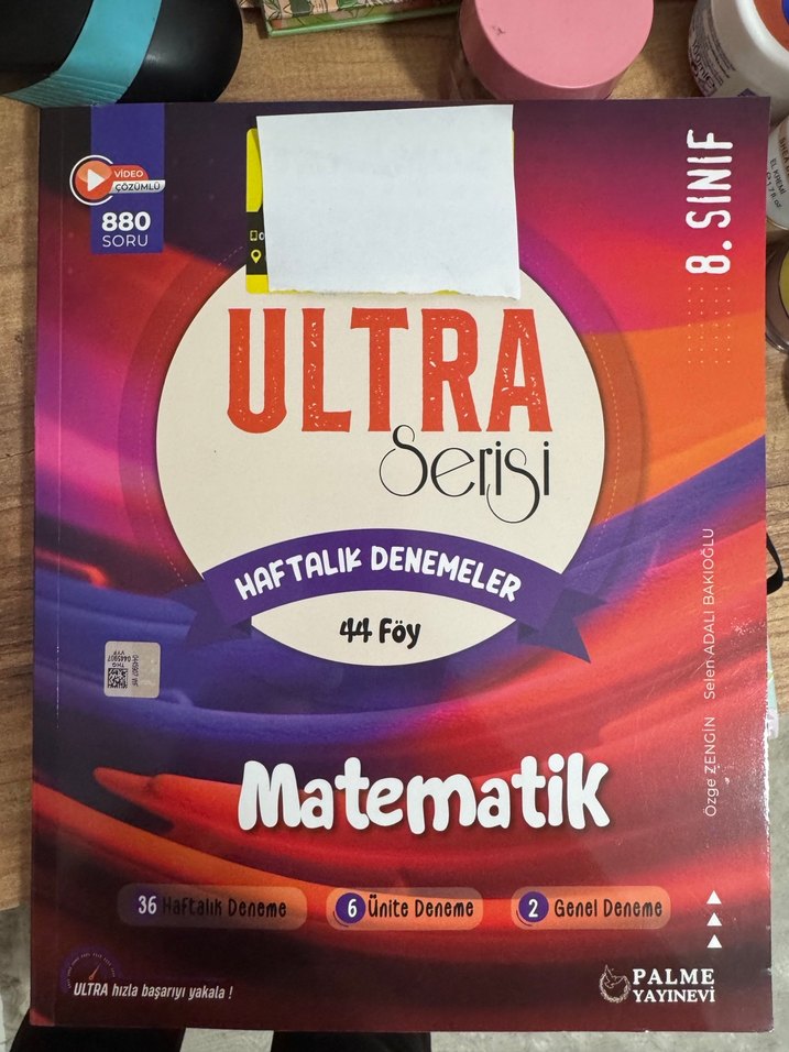 8. Sınıf Matematik Newton Kondisyon Haftalık Kazanım Denemeleri - Görsel 4