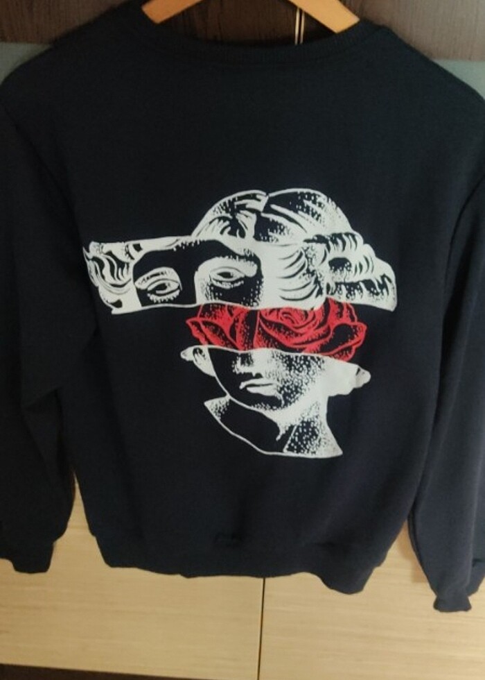 Lacivert Erkek Regular Fit Bisiklet Yaka Sweatshirt - Görsel 2
