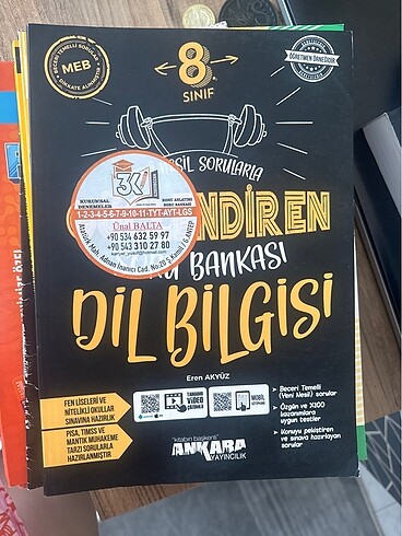 Beden 6 ve 8. Sınıf lgs güçlendiren Türkçe, orjin Fen bilimleri Eis fa