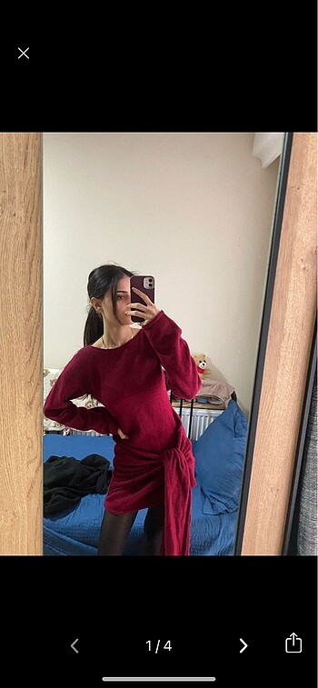 Zara BORDO ELBİSE