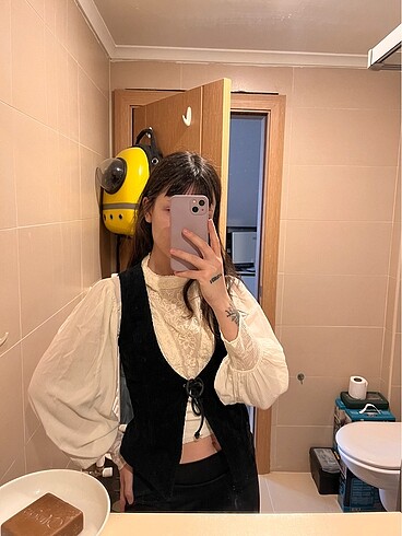 Kadife Vintage Zara Yelek